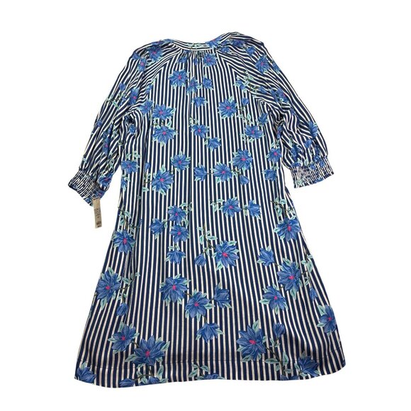 Draper James RSVP Womens Floral Striped Shift Dress Size S New Without Belt - Picture 4 of 10